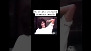 The Time Cher Called David Letterman An Assh##e