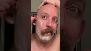 ASMR clean smooth deep crunch shave #shorts