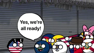 Zombie Apocalypse comic in Countryballs Ep4 (Two Georgias) | LillianYT