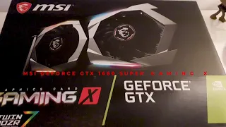 Unboxing & Review MSI Geforce GTX 1660 Super Gaming X - Flight Simulator 2020