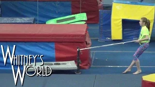 Gymnastics Morning Workout | Vault Training | Whitney Bjerken