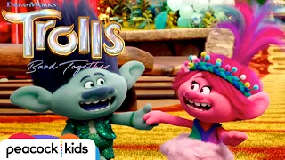 NEW TROLLS MOVIE Official Sneak Peek | Branch & Poppy at the Royal Wedding 😍 TROLLS BAND TOGETHER
