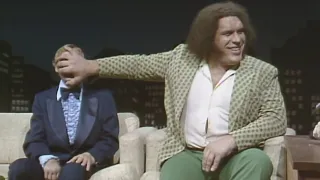 Andre The Giant singing and being interviewed by Vince McMahon | TNT - July 24, 1984.