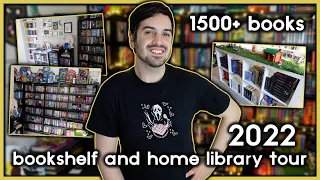 Welcome to My New Home Library 📚 2022 Bookshelf Tour of 1500+ Books!