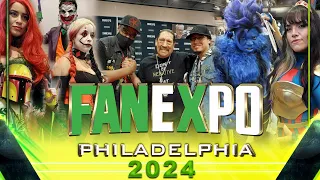 Fan Expo Philadelphia 2024 show floor and cosplay