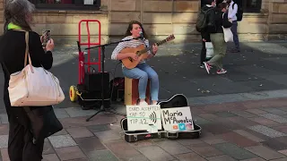 Maria McAveety - Busking on Buchanan Street (2) (17/8/2021)