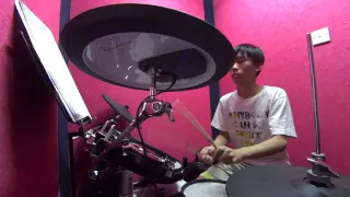 Trinity Rock N POP Grade 5 White Room Drum Cover by Student Timothy