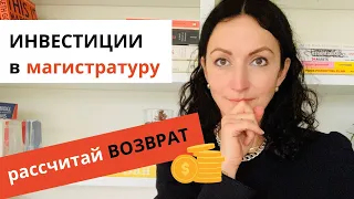 Инвестиции в Образование за Границей I Расчет ROI в Магистратуру за Рубежом