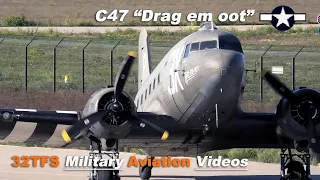 [4K] Douglas C47A "Drag em oot" FLYPASS & LANDING