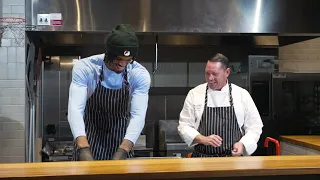 DaRon Holmes and Chef Ben's Slam Dunk Challenge