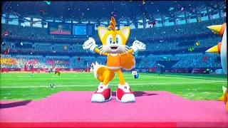 Mario & Sonic Tokyo 2020 Javelin throw #27 (Tails)