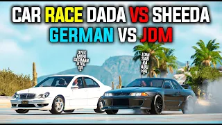 DADA ABU VS SHEEDA BHAI CAR RACE | JDM VS GERMAN | PART 1 | GTA 5 PAKISTAN