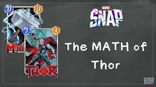 The MATH of Thor and Mjolnir - Marvel Snap