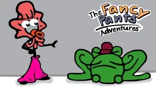 Разноцветные лягушки в игре Fancy Pants. Приключения НАРИСОВАННОГО ЧЕЛОВЕЧКА