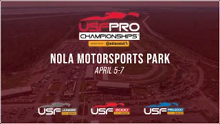 USF Juniors Race 1 & USF2000 Qualifying 2 & USF Pro 2000 Qualifying 2 - NOLA Motorsports Park