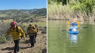 As North Bay temps spike, firefighters watch weather, others hit the beach