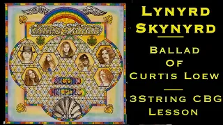 Lynyrd Skynyrd The Ballad of Curtis Loew cigar box guitar lesson #lynyrdskynyrd #cbglesson