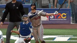 Los Angeles Dodgers vs Atlanta Braves | NLCS Game 4 - MLB 10/20 Highlights - (MLB The Show 21)