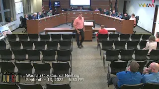 Wausau City Council Meeting - 9/13/22