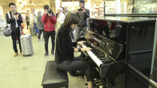 Queen - Bohemian Rhapsody | Vkgoeswild cover - Elton John's piano - St. Pancras Station - London