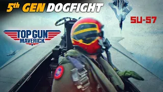 5th Gen Dogfight | Top Gun 2 Maverick | Su-57 Felon Vs F/A-18 Super Hornet | DCS |