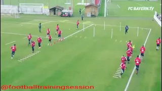 Warm-up  Fc Bayern,  Coordination Training Idea #fcbayern #training #warmup #footballtraningsession