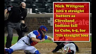 Nick Wittgren hits 2 straight batters as Cleveland Indians fall to Cubs News 2020