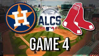 BOSTON RED SOX vs. HOUSTON ASTROS | ALCS Game 4 | Live Play By Play/Reaction