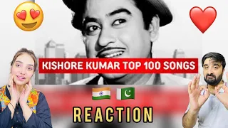 TOP 100 SONGS OF KISHORE KUMAR PAKISTANI REACTION 🇵🇰🇮🇳🥰
