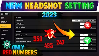 Free fire setting full details in tamil || Free fire headshot setting 2023 || Free fire setting