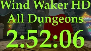 Wind Waker HD All Dungeons Speedrun in 2:52:06