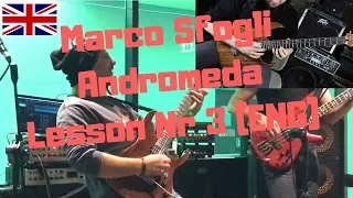 Marco Sfogli "Andromeda" Guitar Lesson nr. 3 (ENG)