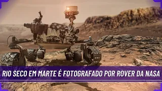 Rio seco em Marte é fotografado por Rover Perseverance da NASA