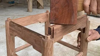 Awesome Creative Woodworking Joints Skills || Build Your Own Outdoor Coffee Chair