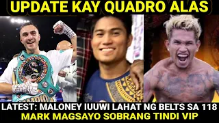 UPDATE KAY CASIMERO, MALONEY UUWE LAHAT NG BELTS, MAGSAYO BIGATIN ANG BISITA