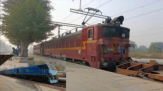Indian railways FREIGHT Trains | GOODS Train | Powerful ELECTRIC WAG -12 OIL Tankers Train | I.R.