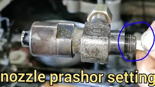 China 1 cylinder injector prashor setting