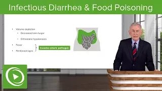 Infectious Diarrhea & Food Poisoning – Infectious Diseases | Lecturio