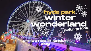 Hyde Park Winter Wonderland 2023 | Christmas in London vlog