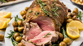 The Best Garlic and Herb Roasted Leg of Lamb Recipe