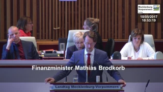 Anonymisierte Bewerbungsverfahren - Finanzminister Mathias Brodkorb