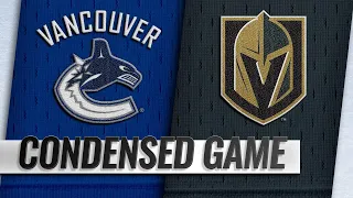 10/24/18 Condensed Game: Canucks @ Golden Knights