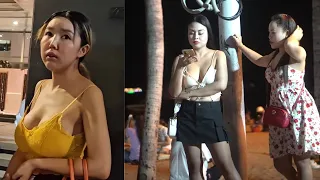 [4K] Bangkok Nightlife 2024! Beautiful Freelancers from Sukhumvit Soi 4 to Soi Cowboy.