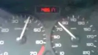 Peugeot 206 500hp accelerating