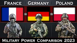 France vs Germany vs Poland Military Power Comparison 2023 | Global Power