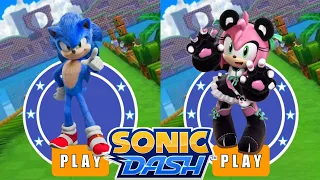 Movie Sonic 🆚 Panda Amy | vs All Bosses Zazz Eggman - All 66 Characters Unlocked