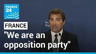 French parliamentary elections: "We are an opposition party" (Christian Jacob, The Républicains)
