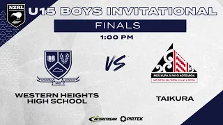 Taikura vs Western Heights High School – U15s Boys Invitational Final