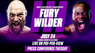 Tyson Fury vs Deontay Wilder III: Los Angeles Press Conference