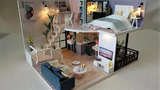 DIY Miniature  Dollhouse kit「SATISFIED TIME L-032」ドールハウスキット「心地よい時間」